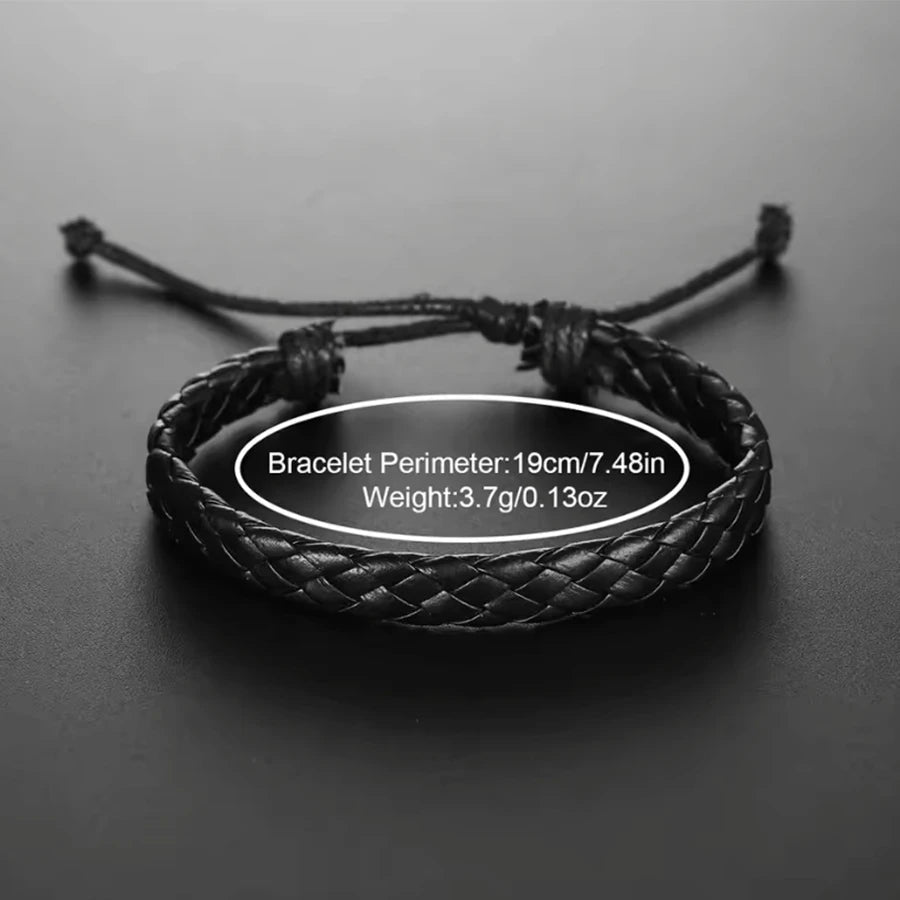 3 pièces/ensemble hommes montres d'affaires bracelet en cuir décontracté analogique - FoytiShop