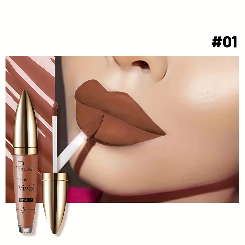 Vernis à lèvres mat longue durée – Haute pigmentation, sans transfert