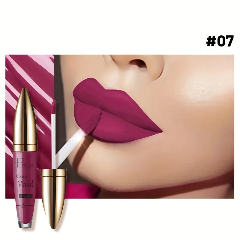 Vernis à lèvres mat longue durée – Haute pigmentation, sans transfert