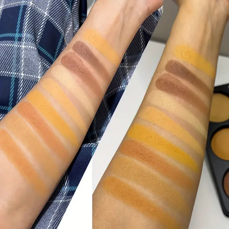Palette fond de teint bronze 9 couleurs – Contour, correcteur & mat