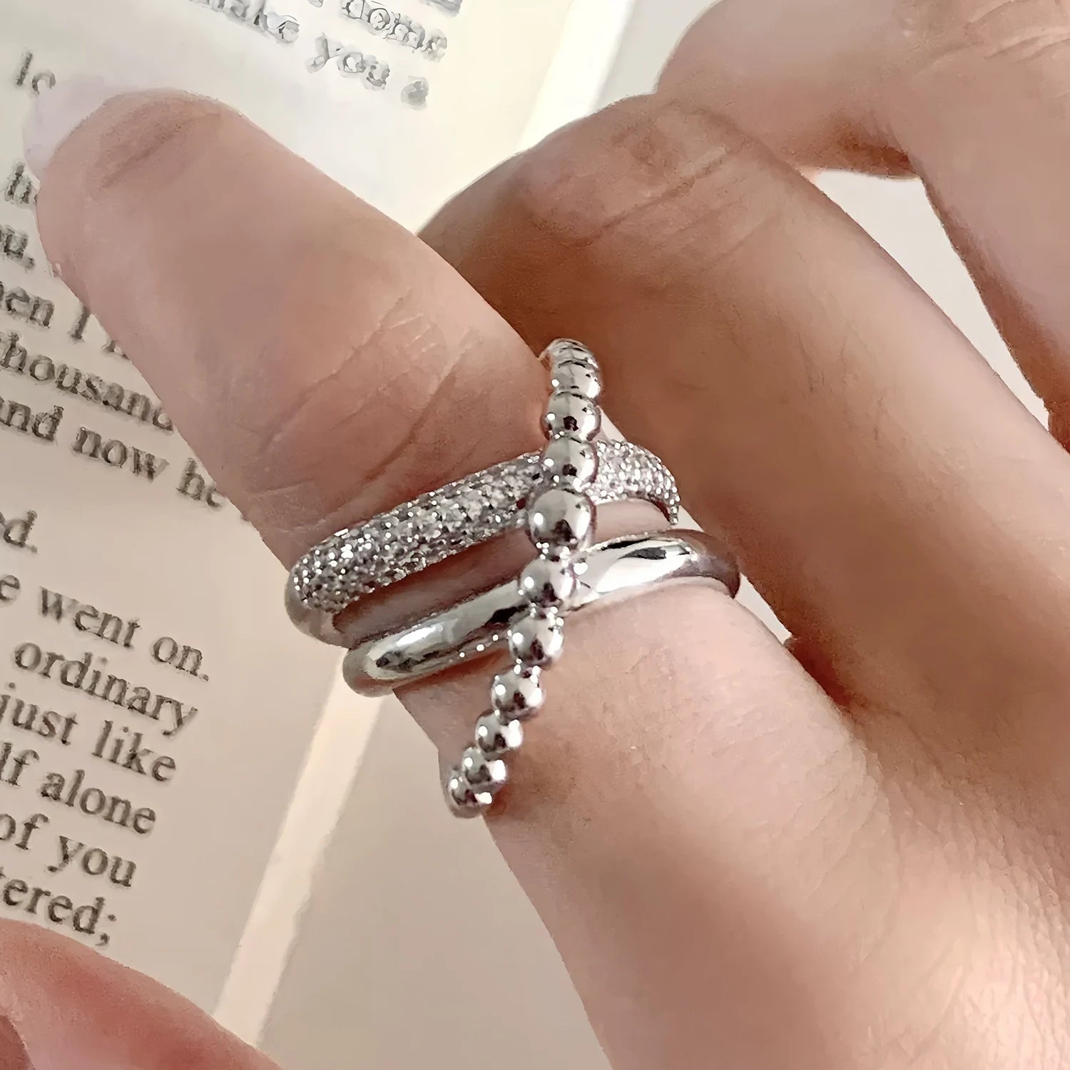 ❤️ Bague Cœur Amour Argent 925 - Romantique Élégant - FoytiShop