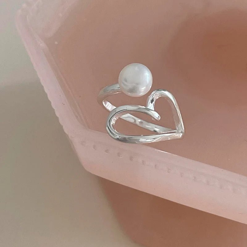 ❤️ Bague Cœur Amour Argent 925 - Romantique Élégant - FoytiShop