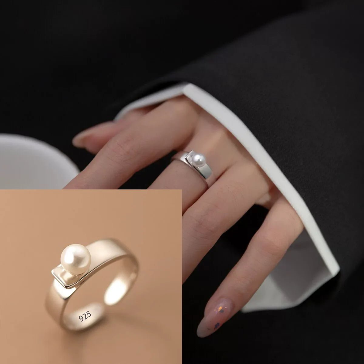 ❤️ Bague Cœur Amour Argent 925 - Romantique Élégant - FoytiShop