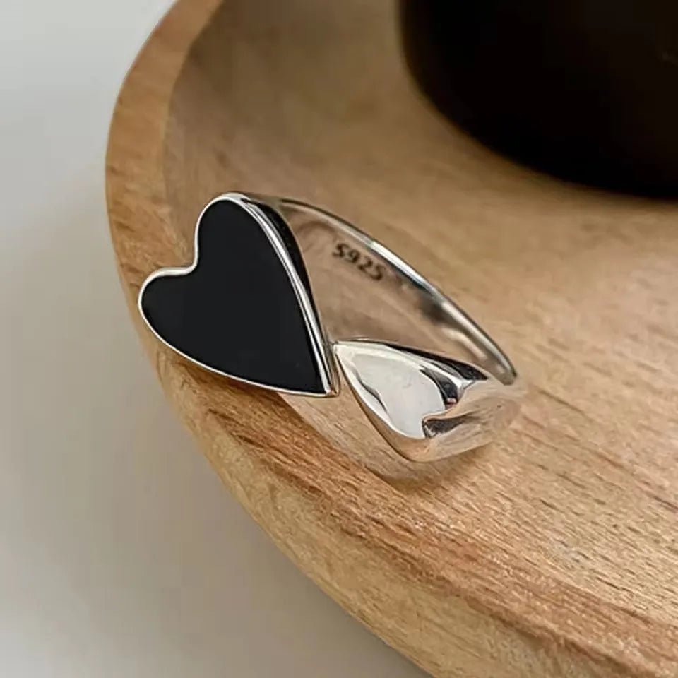 ❤️ Bague Cœur Amour Argent 925 - Romantique Élégant - FoytiShop