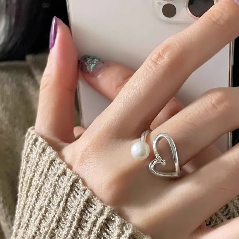 ❤️ Bague Cœur Amour Argent 925 - Romantique Élégant - FoytiShop
