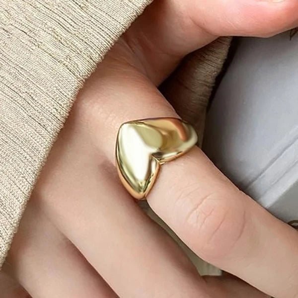 ❤️ Bague Cœur Amour Argent 925 - Romantique Élégant - FoytiShop