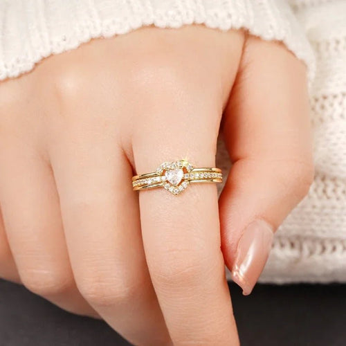Bague Cœur Romantique - Femme - FoytiShop