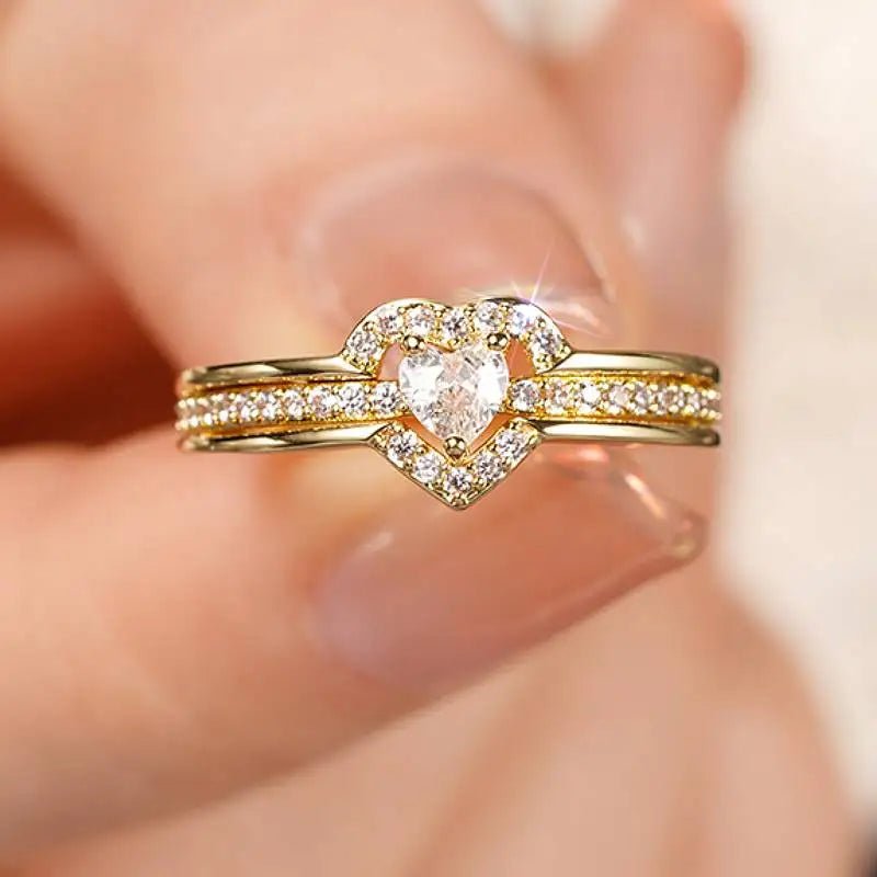 Bague Cœur Romantique - Femme - FoytiShop