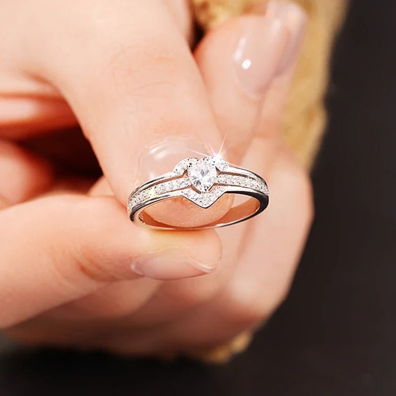 Bague Cœur Romantique - Femme - FoytiShop