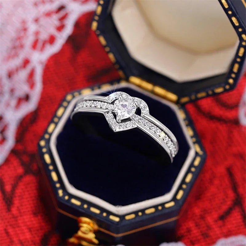 Bague Cœur Romantique - Femme - FoytiShop