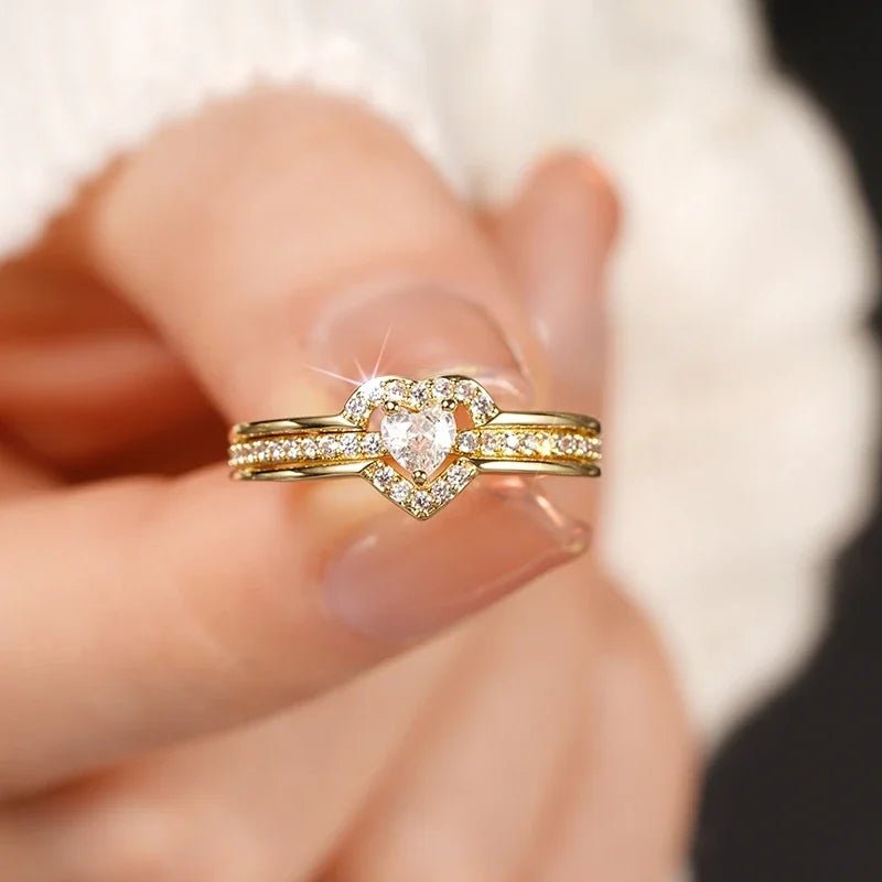 Bague Cœur Romantique - Femme - FoytiShop