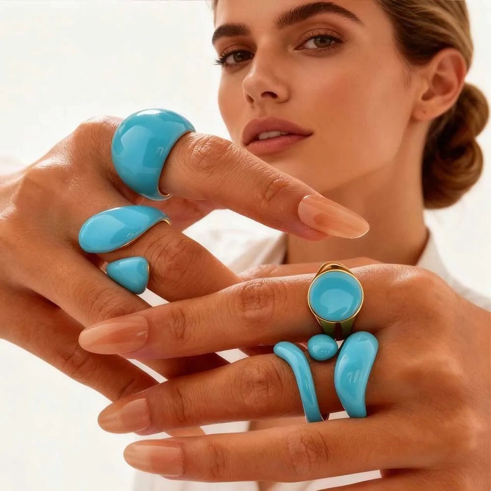 ✠️ Bague Croix Ouverte CZ Femme - Design Moderne Spirituel - FoytiShop