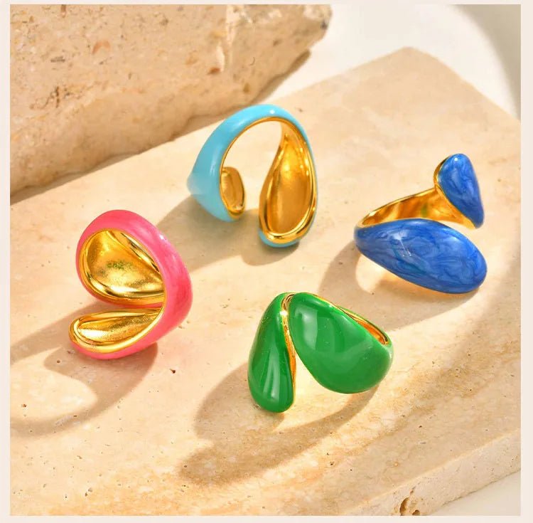 ✠️ Bague Croix Ouverte CZ Femme - Design Moderne Spirituel - FoytiShop
