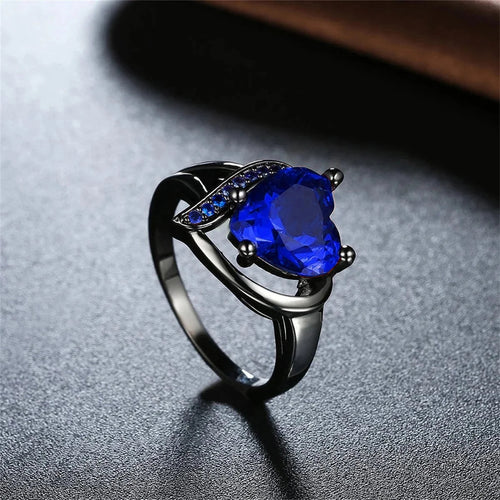 Bague de Couple Cœur Strass – Dragon Celtique Acier - FoytiShop