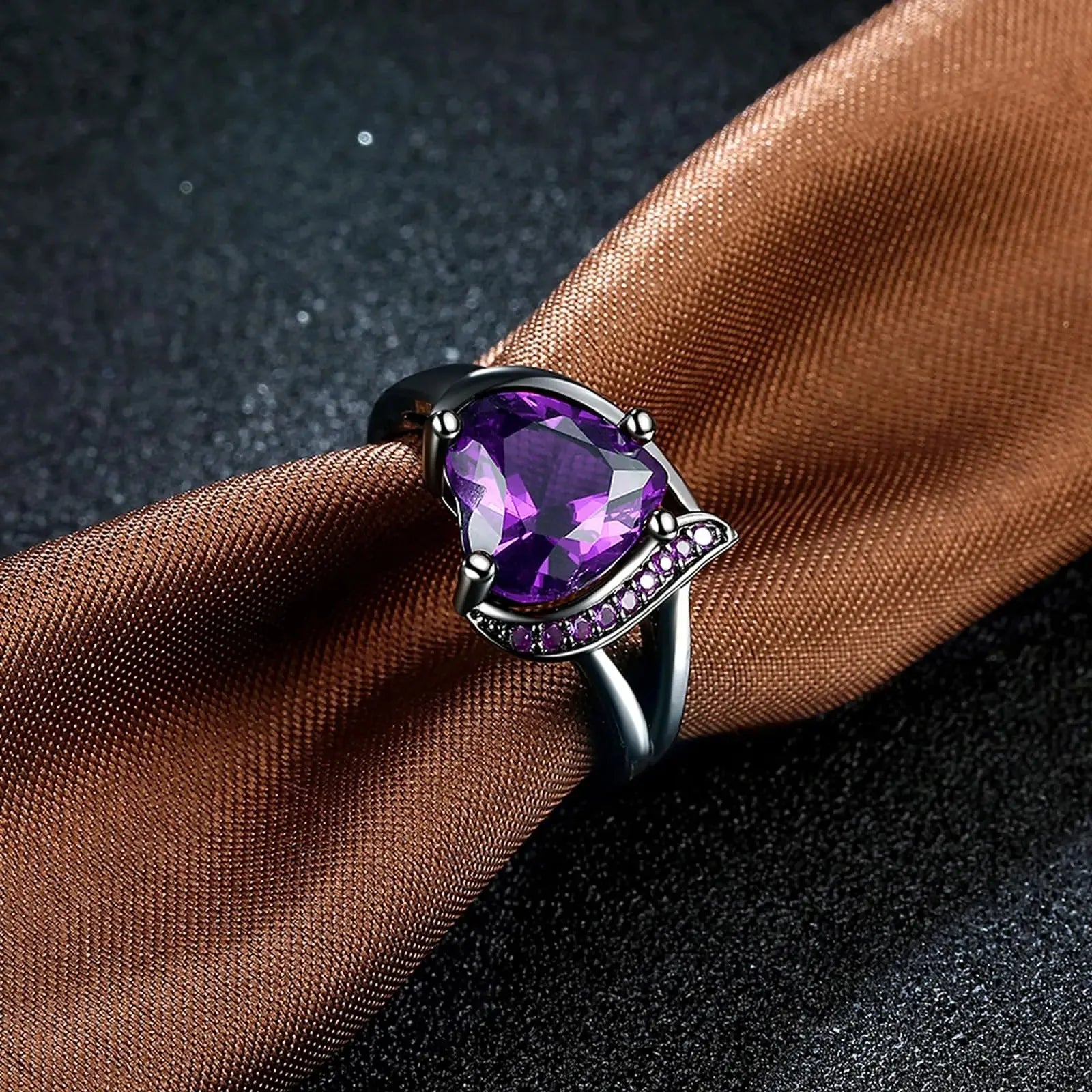 Bague de Couple Cœur Strass – Dragon Celtique Acier - FoytiShop