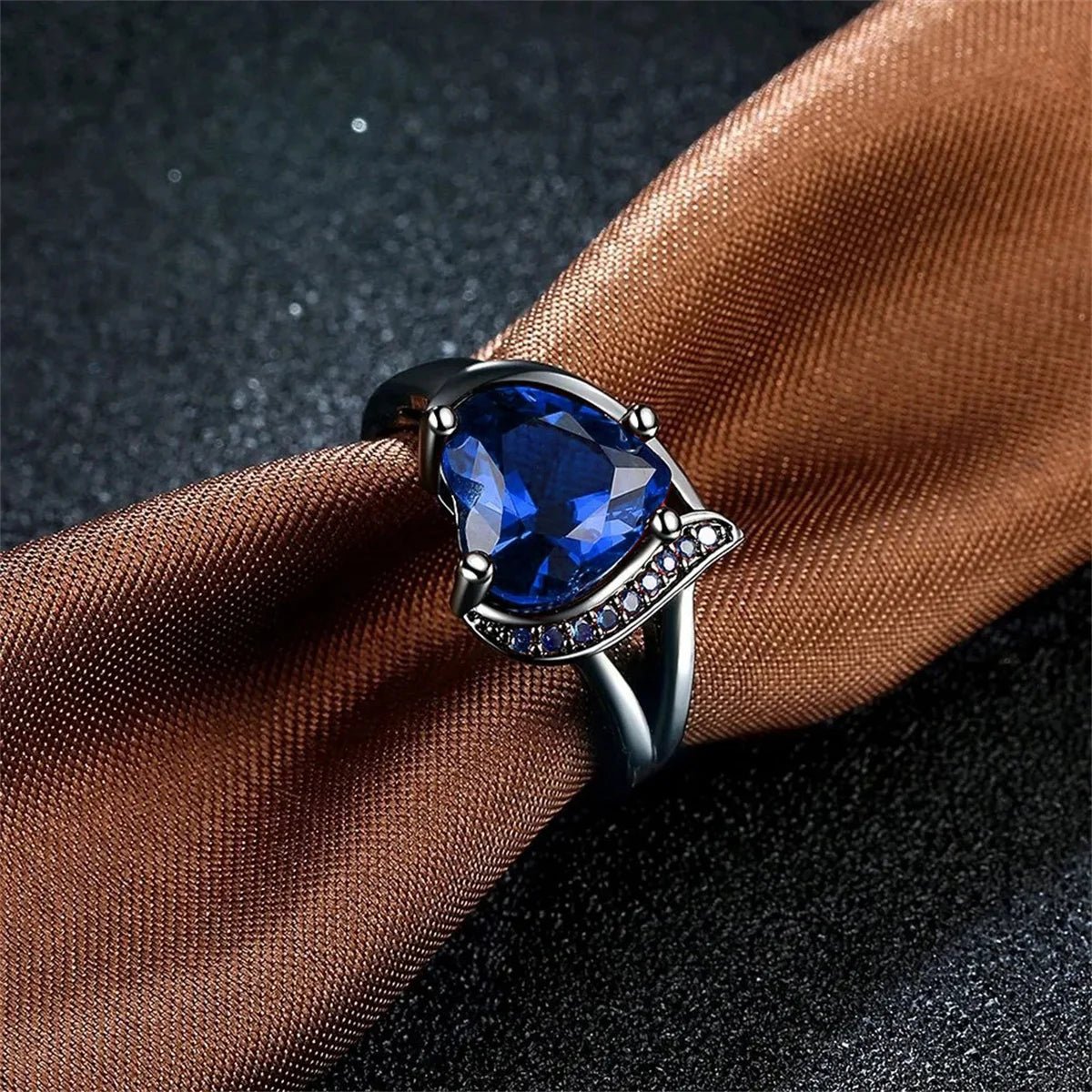 Bague de Couple Cœur Strass – Dragon Celtique Acier - FoytiShop