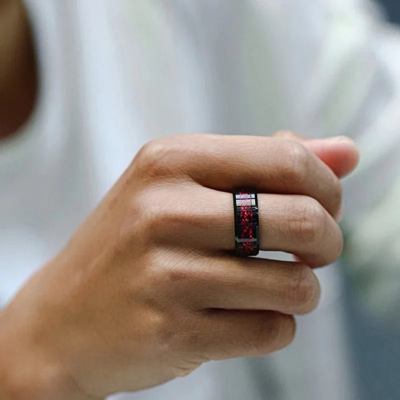 Bague de Couple Cœur Strass – Dragon Celtique Acier - FoytiShop