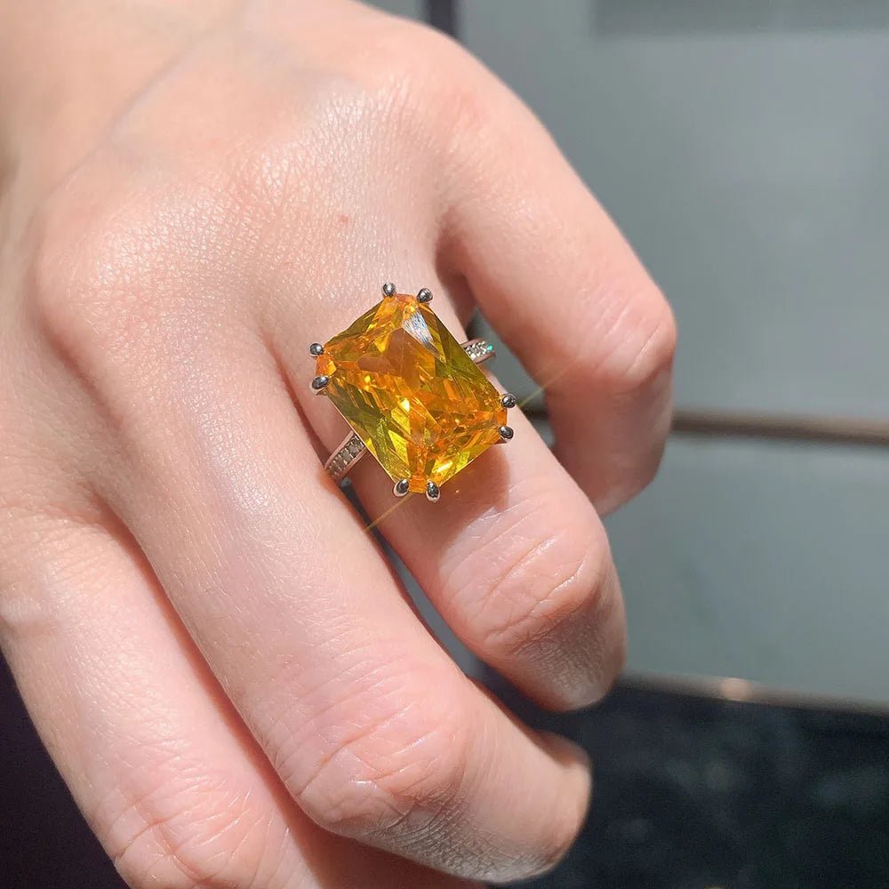 💍 Bague en Pierres Précieuses pour Femme - Bijou Cadeau Accessoire - FoytiShop