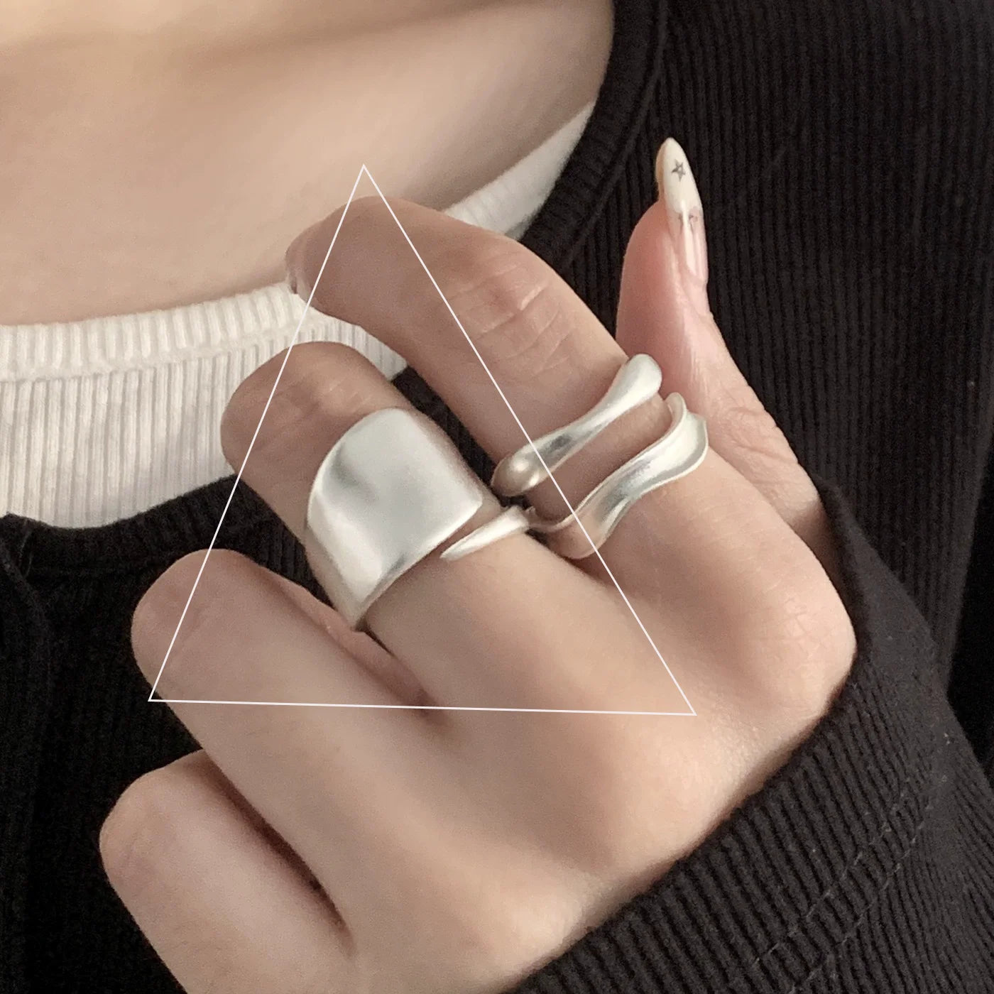 🌸 Bague Fleur Dentelle Argent 925 - Design Délicat Féminin - FoytiShop