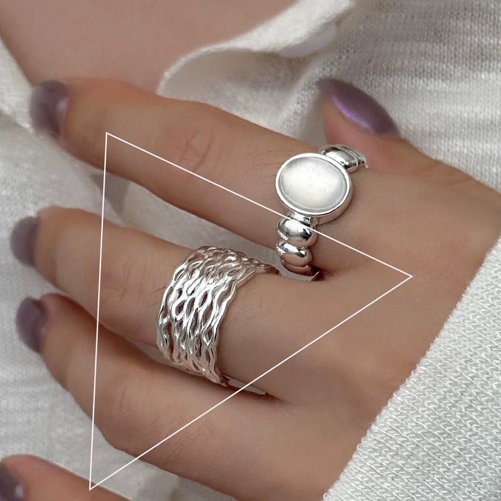 🌸 Bague Fleur Dentelle Argent 925 - Design Délicat Féminin - FoytiShop