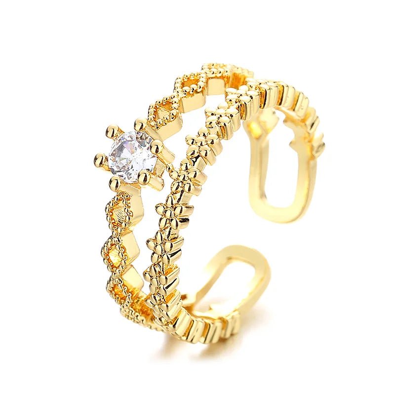 🌸 Bague Fleur Dentelle Argent 925 - Design Délicat Féminin - FoytiShop