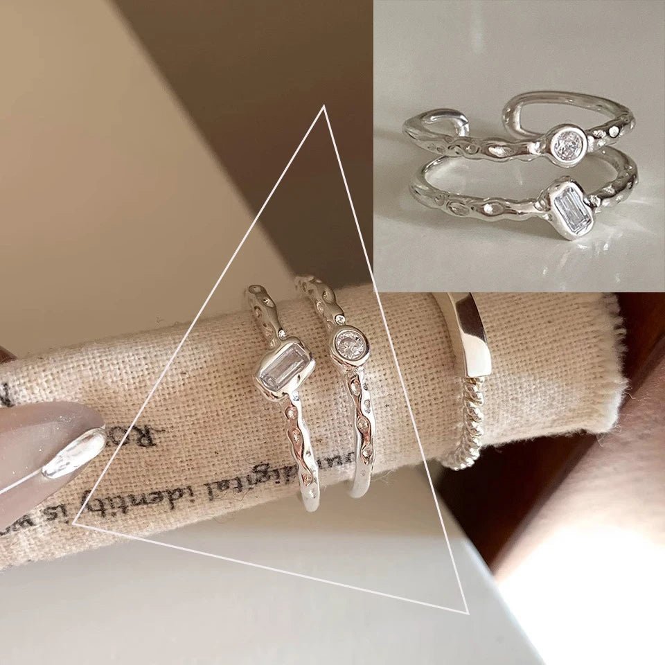 🌸 Bague Fleur Dentelle Argent 925 - Design Délicat Féminin - FoytiShop
