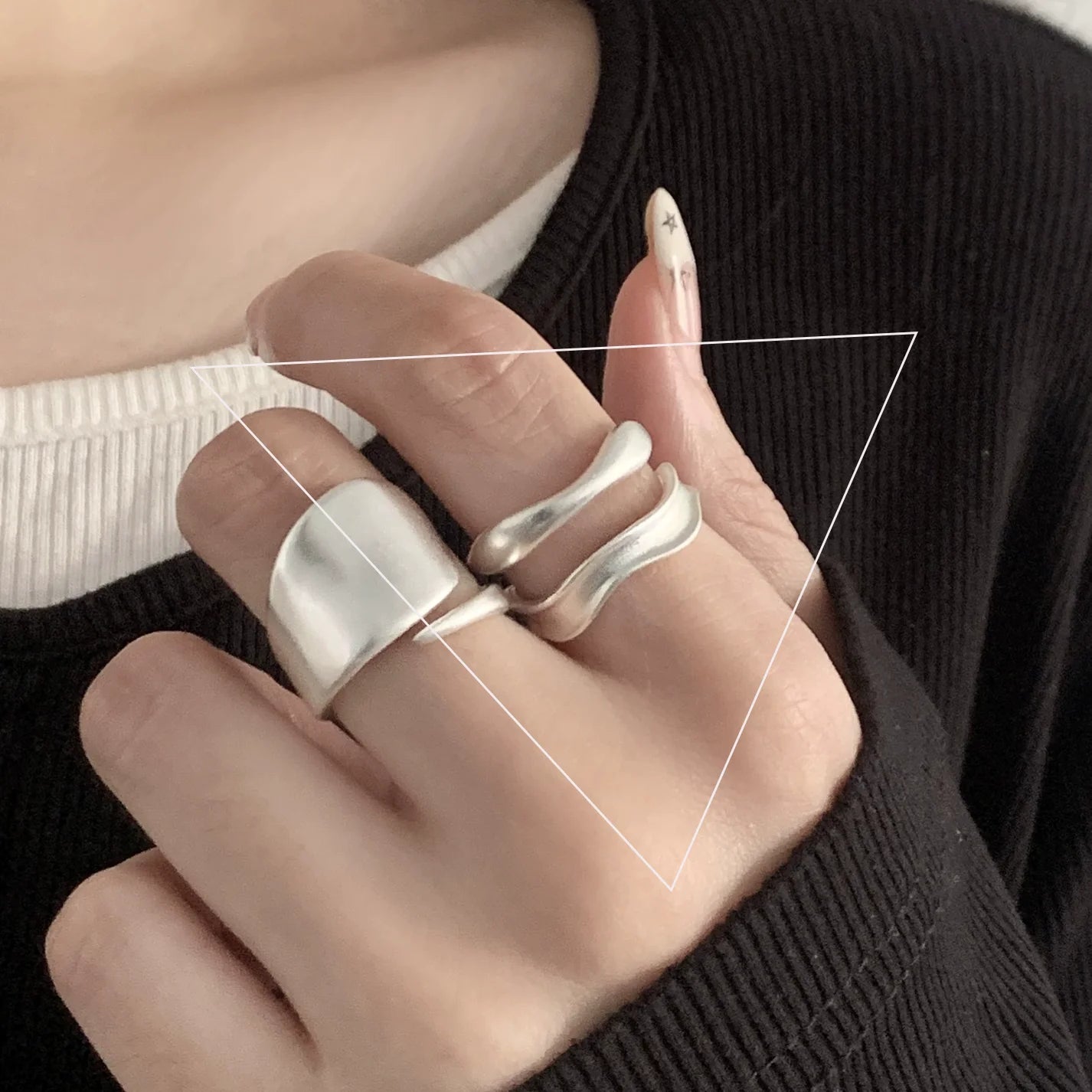 🌸 Bague Fleur Dentelle Argent 925 - Design Délicat Féminin - FoytiShop