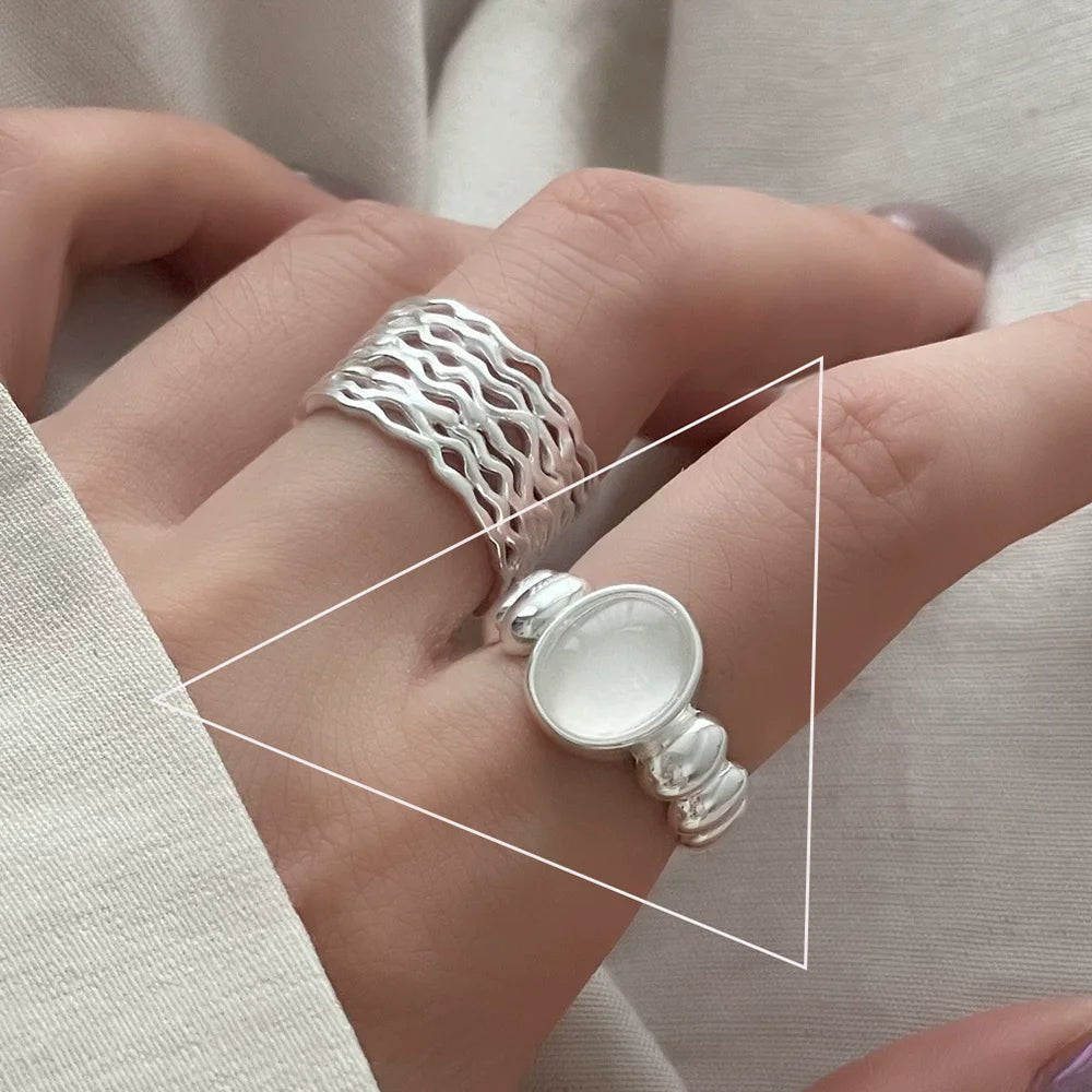 🌸 Bague Fleur Dentelle Argent 925 - Design Délicat Féminin - FoytiShop