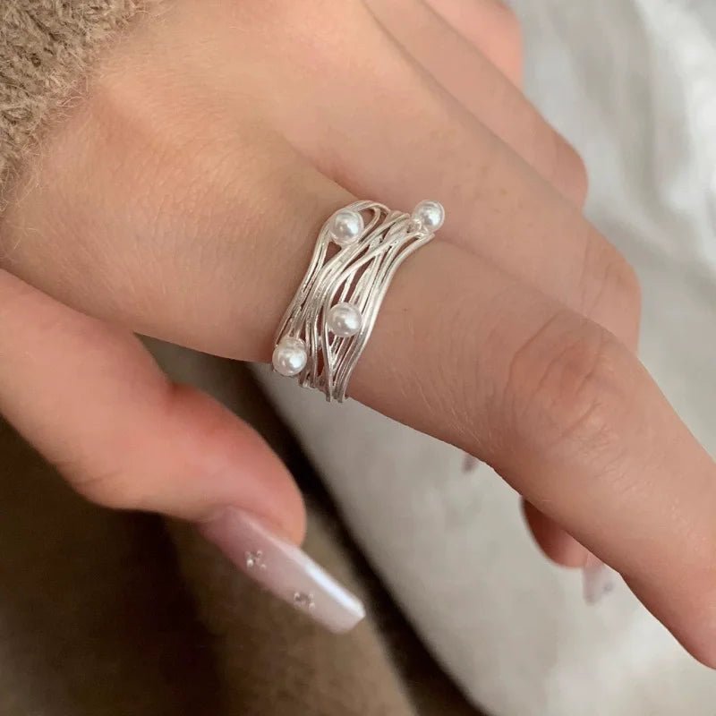 🌸 Bague Fleur Dentelle Argent 925 - Design Délicat Féminin - FoytiShop