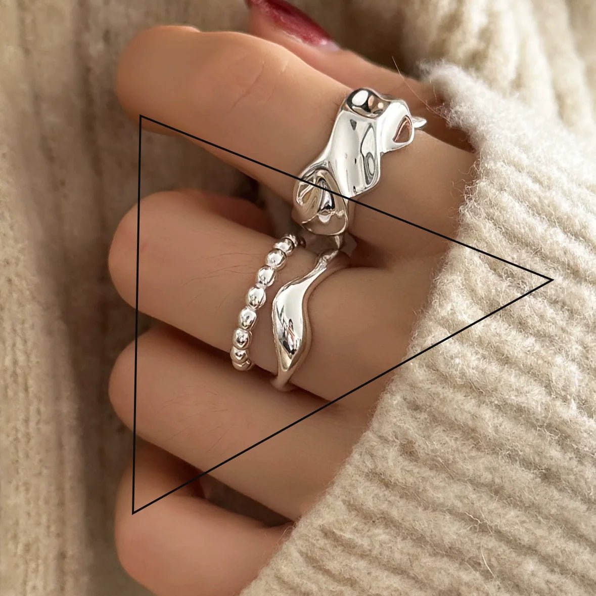 🌸 Bague Fleur Dentelle Argent 925 - Design Délicat Féminin - FoytiShop