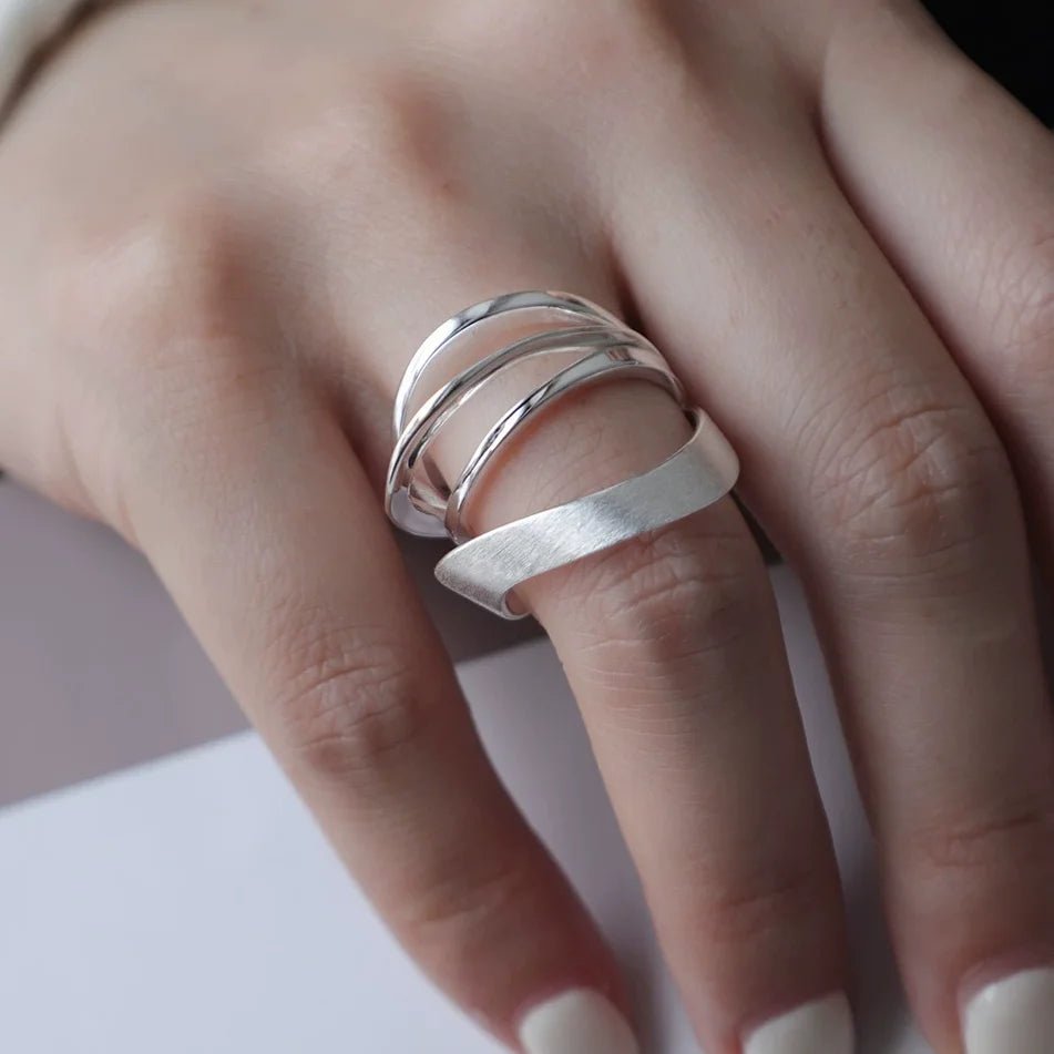 🌸 Bague Fleur Dentelle Argent 925 - Design Délicat Féminin - FoytiShop