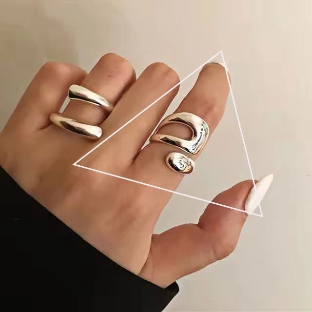 🌸 Bague Fleurs Argent 925 Femme - Délicate Romantique Élégante - FoytiShop