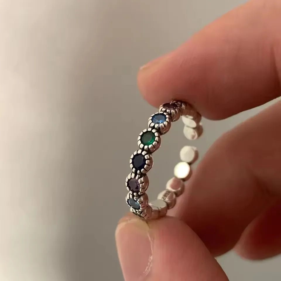 🌸 Bague Fleurs Argent 925 Femme - Délicate Romantique Élégante - FoytiShop