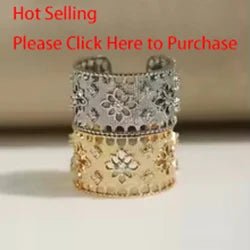 🌸 Bague Fleurs Argent 925 Femme - Délicate Romantique Élégante - FoytiShop