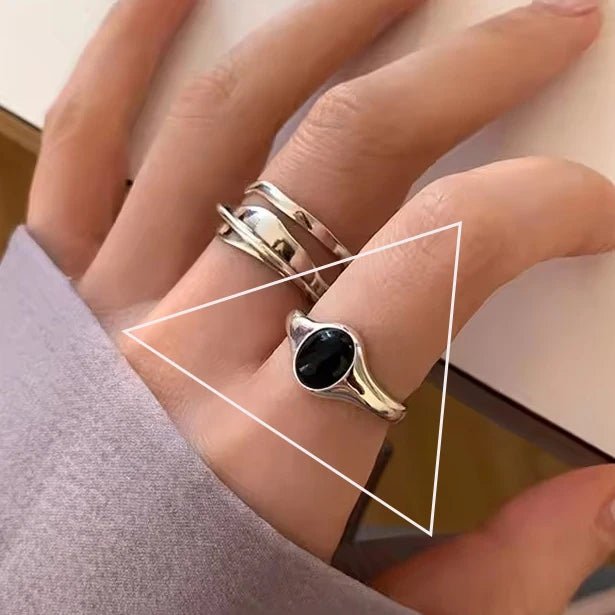 🌸 Bague Fleurs Argent 925 Femme - Délicate Romantique Élégante - FoytiShop