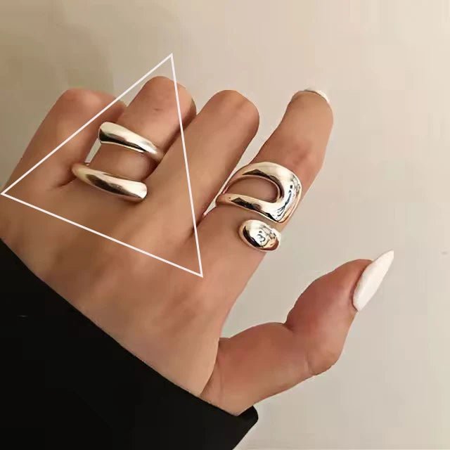 🌸 Bague Fleurs Argent 925 Femme - Délicate Romantique Élégante - FoytiShop
