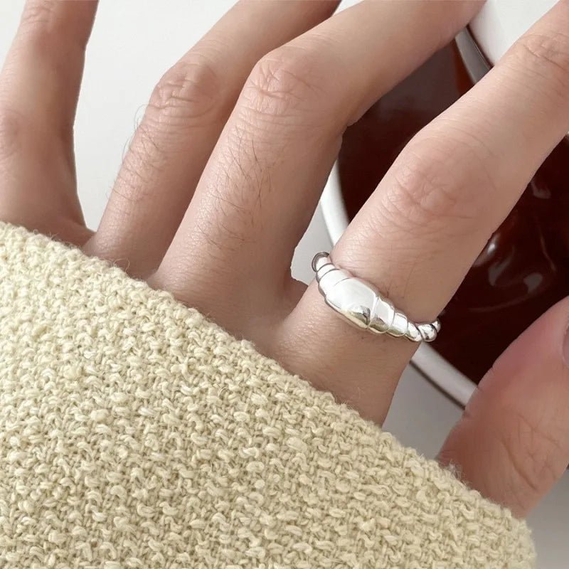 🌸 Bague Fleurs Argent 925 Femme - Délicate Romantique Élégante - FoytiShop