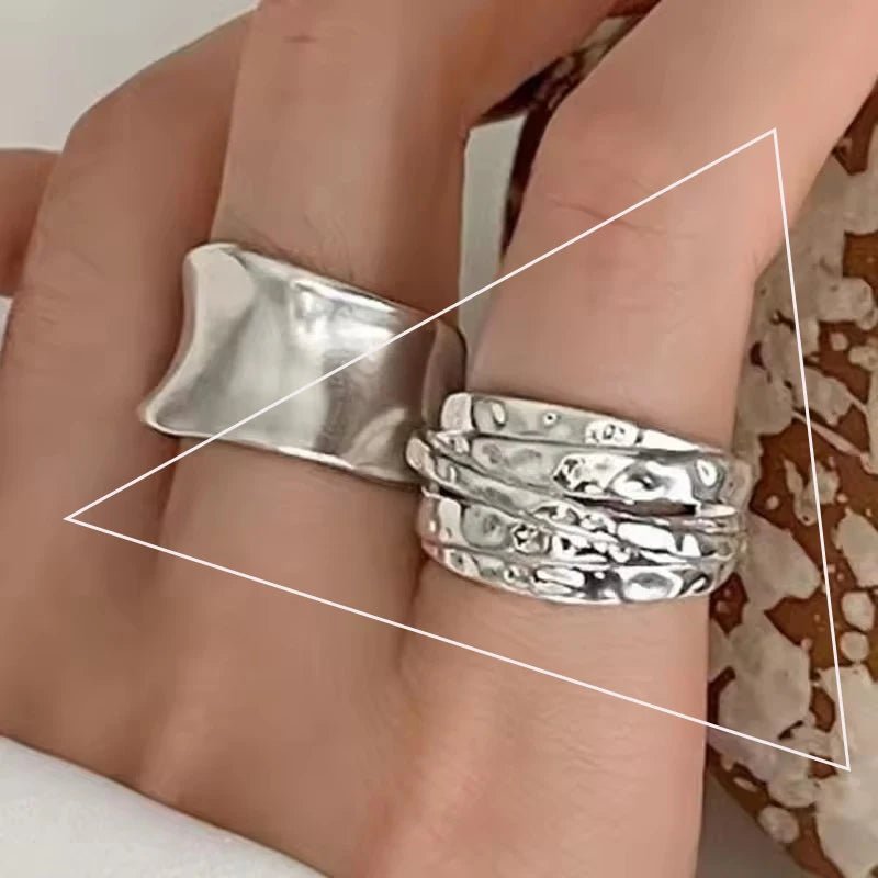 🌸 Bague Fleurs Argent 925 Femme - Délicate Romantique Élégante - FoytiShop