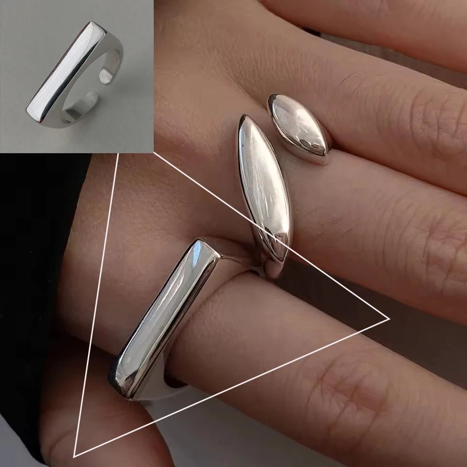 🌸 Bague Fleurs Argent 925 Femme - Délicate Romantique Élégante - FoytiShop