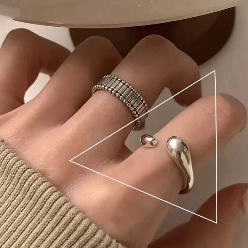 🌸 Bague Fleurs Argent 925 Femme - Délicate Romantique Élégante - FoytiShop