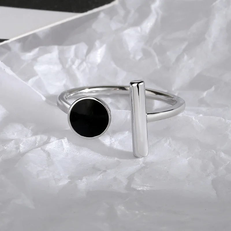 ✨ Bague Géométrique Multicouche Argent 925 - Design Moderne Tendance - FoytiShop
