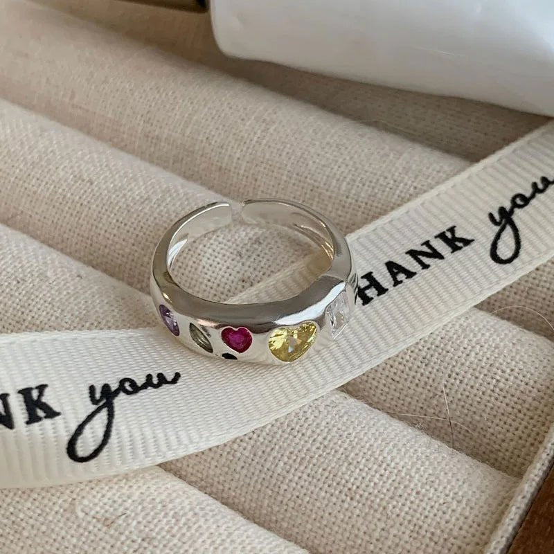 ✨ Bague Géométrique Multicouche Argent 925 - Design Moderne Tendance - FoytiShop