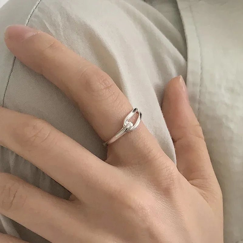 ✨ Bague Géométrique Multicouche Argent 925 - Design Moderne Tendance - FoytiShop