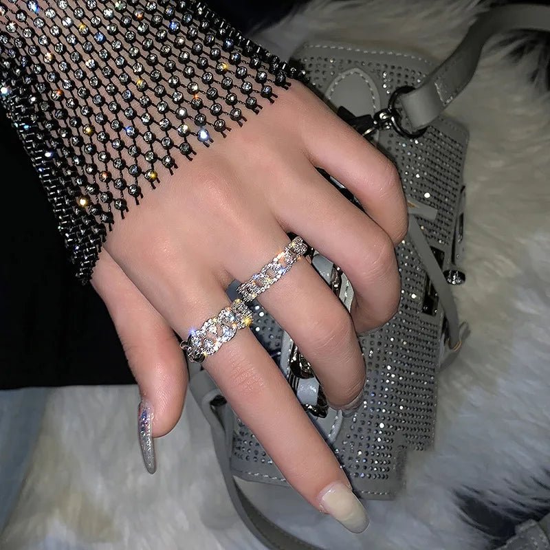 ✨ Bague Géométrique Multicouche Argent 925 - Design Moderne Tendance - FoytiShop