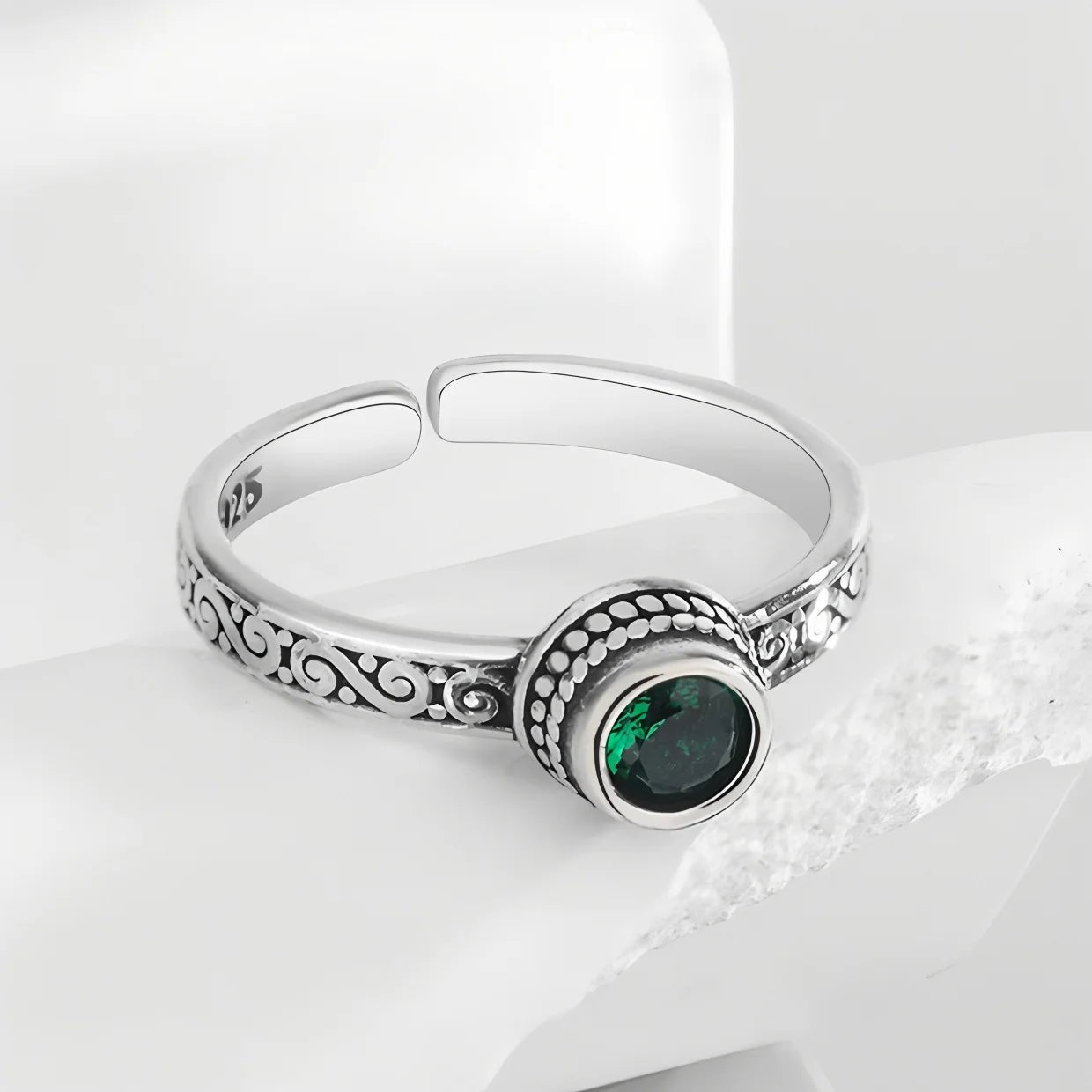 ✨ Bague Géométrique Multicouche Argent 925 - Design Moderne Tendance - FoytiShop