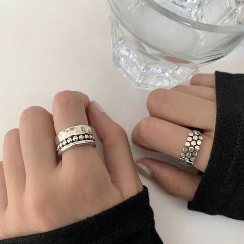 ✨ Bague Géométrique Multicouche Argent 925 - Design Moderne Tendance - FoytiShop
