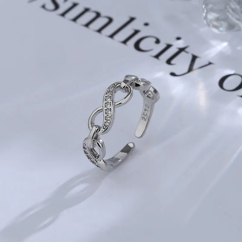 ✨ Bague Géométrique Multicouche Argent 925 - Design Moderne Tendance - FoytiShop