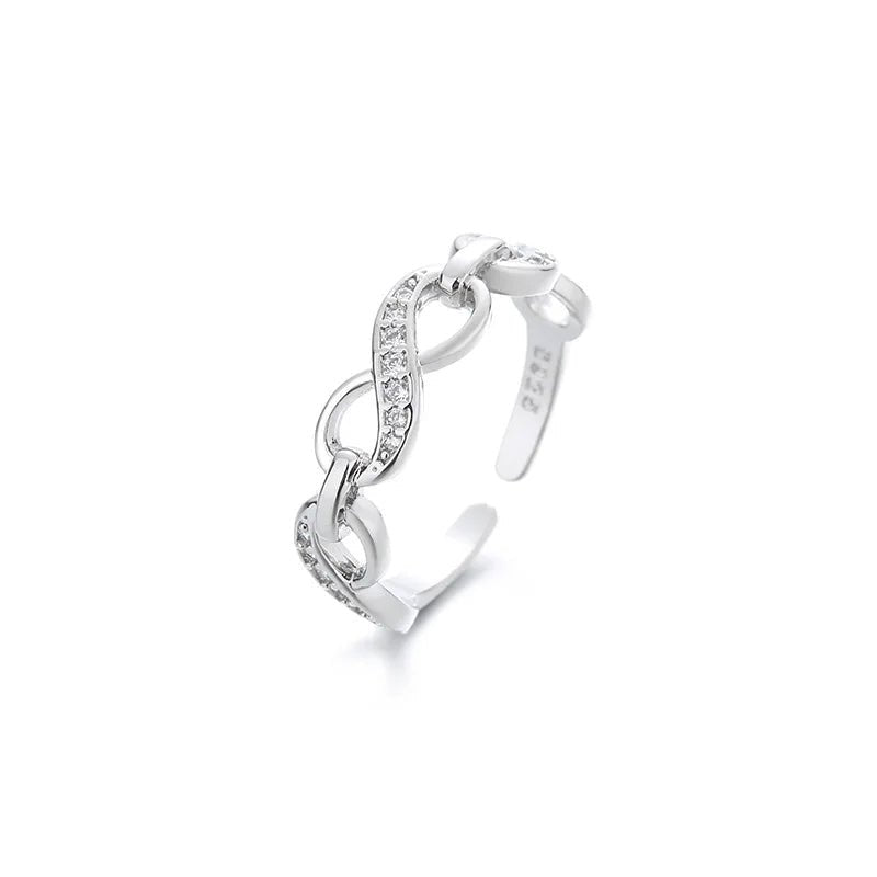 ✨ Bague Géométrique Multicouche Argent 925 - Design Moderne Tendance - FoytiShop