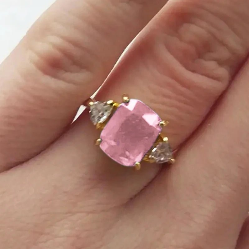 💍 Bague Luxe Zircone Brillante - Élégance Femme Moderne - FoytiShop