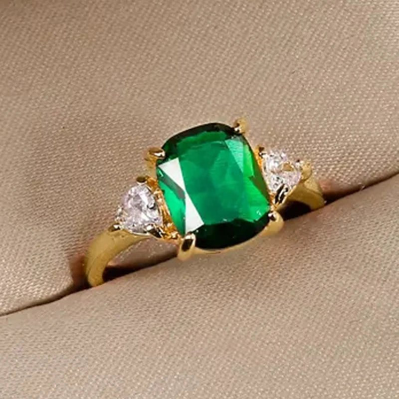 💍 Bague Luxe Zircone Brillante - Élégance Femme Moderne - FoytiShop